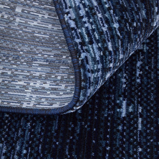 Feizy Deja 39PJF Blue/Black Area Rug Detail Image