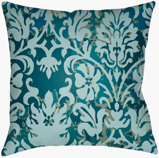 Livabliss Moody Damask DK-003 Deep Teal Swatch Image