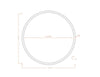 Surya Dwarka DKA-001 Brown Line Drawing