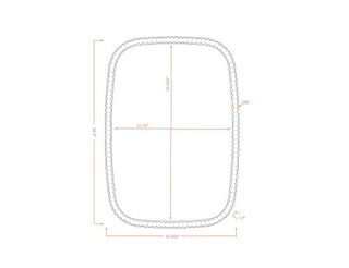 Surya Dwarka DKA-002 Brown Line Drawing