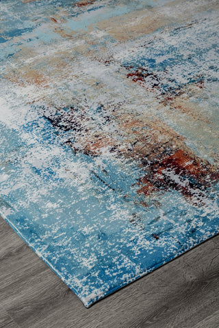 K2 Denali DN-715 Turquoise/Spice Area Rug