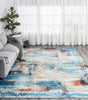 K2 Denali DN-715 Turquoise/Spice Area Rug