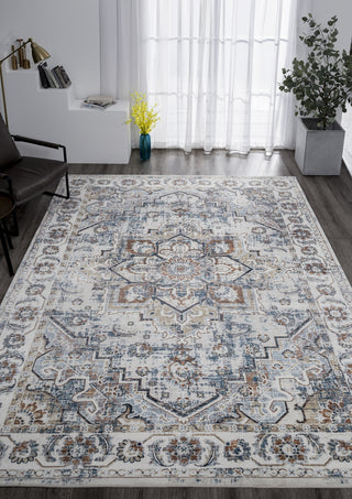 K2 Denali DN-717 Blue/Rust Area Rug