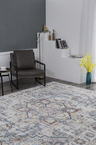 K2 Denali DN-717 Blue/Rust Area Rug