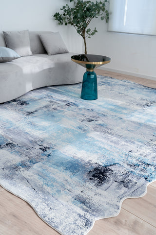 K2 Denali DN-719 Azure/Grey Area Rug