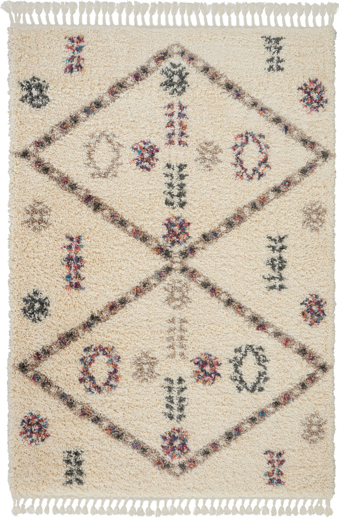 Nourison Denmark Shag DNK01 Ivory Area Rug main image