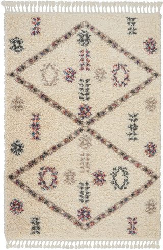 Nourison Denmark Shag DNK01 Ivory Area Rug main image