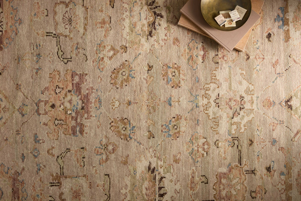 Loloi Dominic DOM-02 Blush/Taupe Area Rug Lifestyle Image Feature