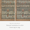 Loloi Dominic DOM-03 Slate/Multi Area Rug Lifestyle Image Feature