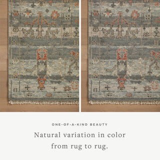 Loloi Dominic DOM-03 Slate/Multi Area Rug Lifestyle Image Feature