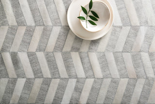 Loloi Dorado DB-01 Grey / Ivory Area Rug Lifestyle Image Feature