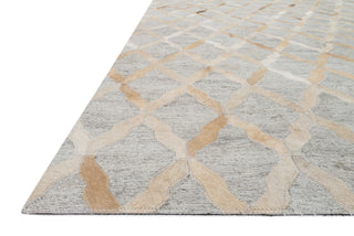 Loloi Dorado DB-04 Grey / Sand Area Rug Corner Image