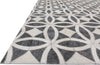 Loloi Dorado DB-06 Graphite / Ivory Area Rug Round Image
