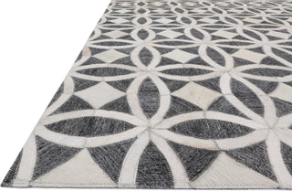 Loloi Dorado DB-06 Graphite / Ivory Area Rug Round Image