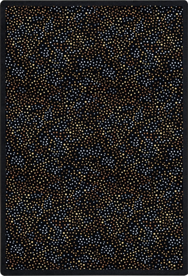 Joy Carpets Kaleidoscope Dots Aglow Gold Area Rug