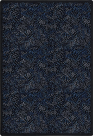 Joy Carpets Kaleidoscope Dots Aglow Silver Area Rug