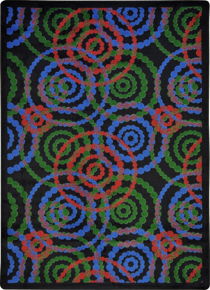 Joy Carpets Kid Essentials Dottie Colors Area Rug