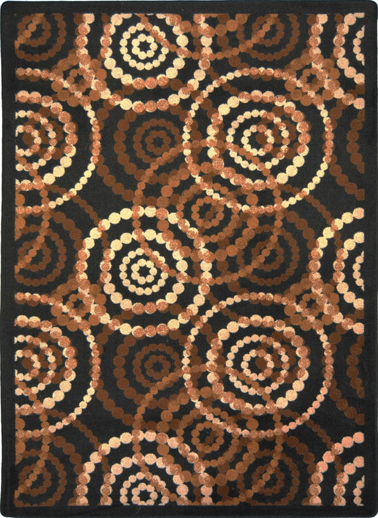 Joy Carpets Kid Essentials Dottie Desert Area Rug