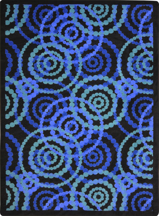 Joy Carpets Kid Essentials Dottie Sapphire Area Rug