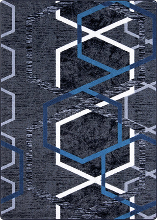 Joy Carpets First Take Double Helix Sapphire Area Rug