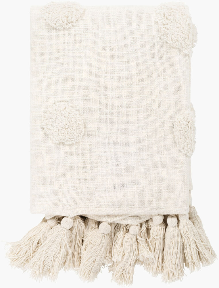 Surya Dove DOV-1000 Ivory Throw main image