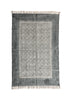 Auskin Printed Cotton Taara Silver/Blue Area Rug main image