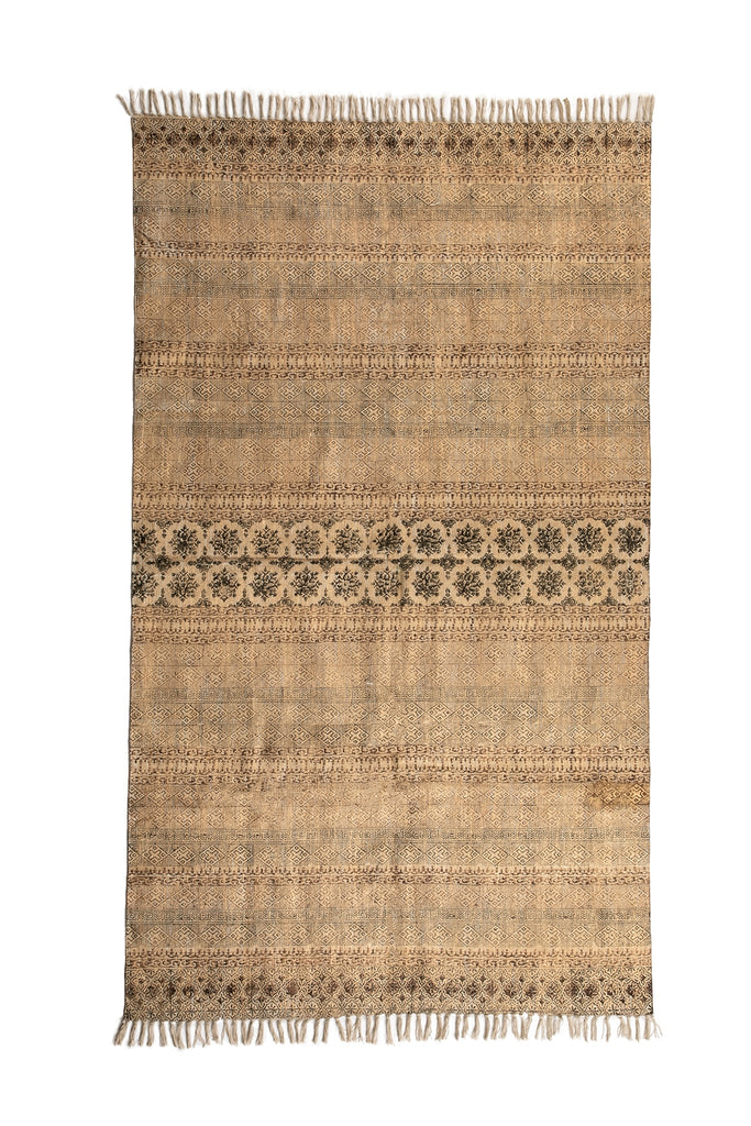 Auskin Printed Cotton Suvarna Gold Area Rug main image