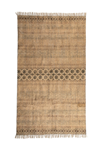 Auskin Printed Cotton Suvarna Gold Area Rug main image