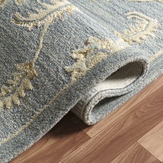 LR Home Dreamscape 82438 Stone Blue/Beige Area Rug Detail Image