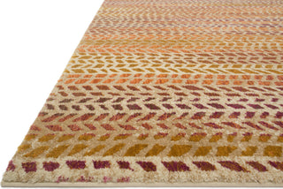 Loloi Dreamscape DM-10 Orange / Sunset Area Rug Round Image Feature