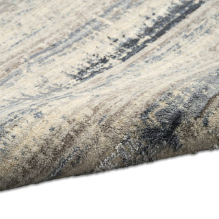 Ck089 Drift DRF03 Blue Area Rug by Calvin Klein Corner Image