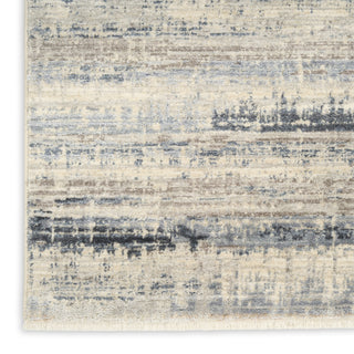 Ck089 Drift DRF03 Blue Area Rug by Calvin Klein Texture Image