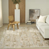 Ck089 Drift DRF04 Beige Grey Area Rug by Calvin Klein Corner Image