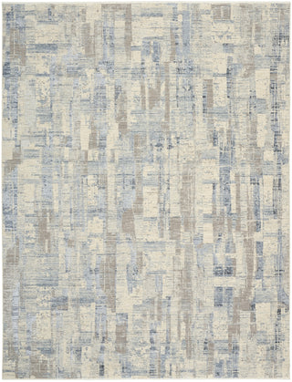 Ck089 Drift DRF04 Blue Beige Area Rug by Calvin Klein main image