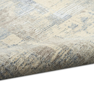 Ck089 Drift DRF04 Blue Beige Area Rug by Calvin Klein Corner Image
