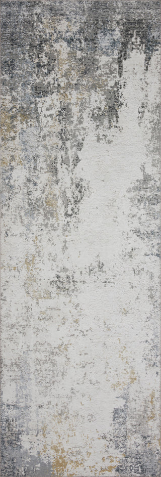 Loloi II Drift DRI-02 Ivory/Granite Area Rug Corner Image