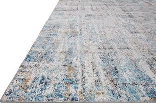 Loloi II Drift DRI-03 Ivory/Sky Area Rug Corner Image