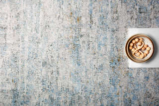 Loloi II Drift DRI-03 Ivory/Sky Area Rug Lifestyle Image Feature