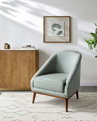 Surya Sandro DRO-001 Light Sage / Brown Furniture Style Shot