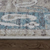 Feizy Dartmouth 39QLF Gray/Blue/Taupe Area Rug Lifestyle Image