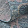 Feizy Dartmouth 39QMF Blue/Ivory/Pink Area Rug Detail Image