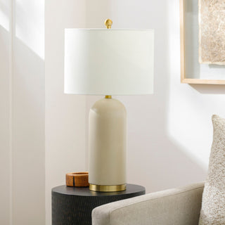 Surya Darius DRU-001 Beige Lamp Style Shot Feature