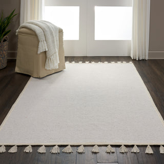 Nourison Otto DS600 Ivory Area Rug Corner Image
