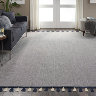 Nourison Otto DS600 Navy Area Rug Corner Image