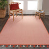 Nourison Otto DS600 Orange Area Rug Corner Image