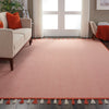 Nourison Otto DS600 Orange Area Rug Corner Image