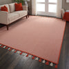 Nourison Otto DS600 Orange Area Rug Room Image Feature