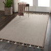 Nourison Otto DS600 Taupe Area Rug Room Image Feature
