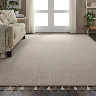 Nourison Otto DS600 Taupe Area Rug Corner Image