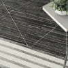 Nourison Desire DSR01 Charcoal/Silver Area Rug Corner Image